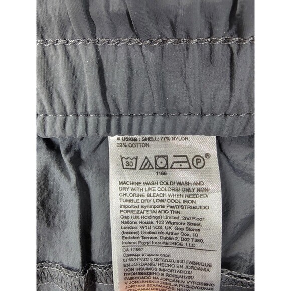 Banana Republic Pants Mens Small Gray Slim Fit Nylon Cotton Joggers - Picture 8 of 10
